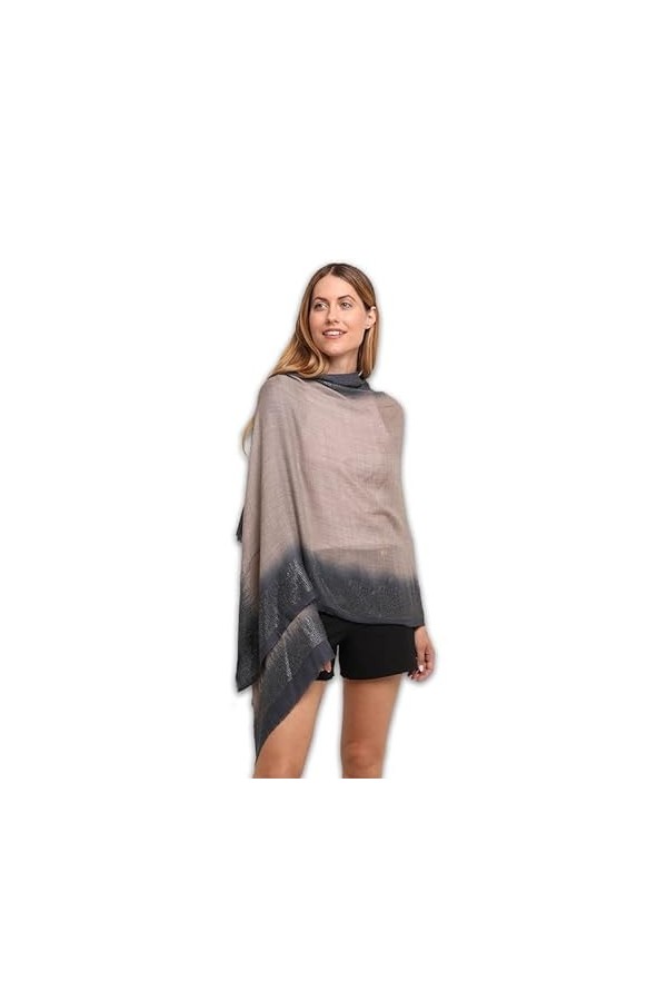 Trillion London® Écharpe en cachemire | Écharpe en cachemire pur pour femme | Châle en cachemire pour lhiver | Taille – 190 