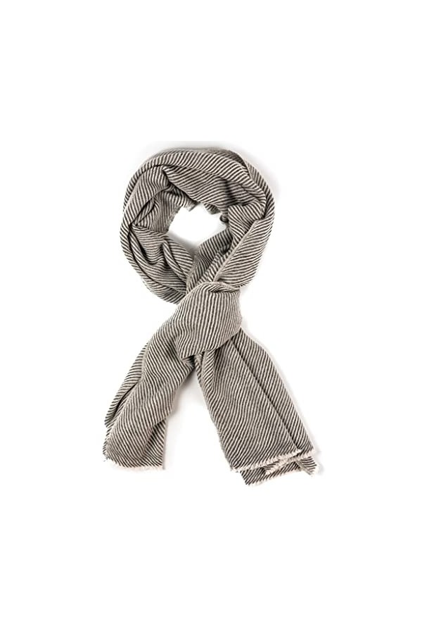 yanopurna Écharpe Cachemire - Écharpe Hommes et Écharpe Femmes, Écharpe Laine Cachemire 100%, 68x190 cm, Tissée à la Main au 