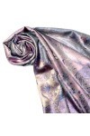 LORENZO CANA Pashmina pour la femme - écharpe de 100% soie avec les mesures de 70 x 190 cm - fait à la main – souple élégant 