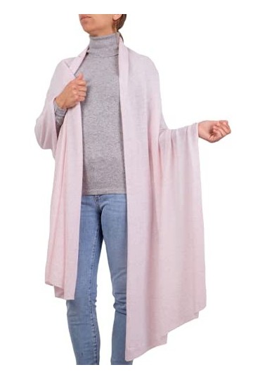 Étole mixte cachemire femme fabriquée en Italie laine mérinos cachemire noir beige blanc écharpe écharpe homme châle chaud ta