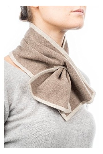 DALLE PIANE CASHMERE - Chauffe-collet 100% cachemire - Femme, Couleur: Vison/Beige, Taille unique