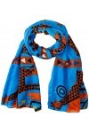 Desigual Foul_Savana Echarpe, Bleu Azul Agua 5029 , Unique Taille Fabricant: U Femme