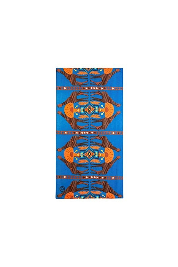 Desigual Foul_Savana Echarpe, Bleu Azul Agua 5029 , Unique Taille Fabricant: U Femme