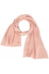 Tommy Hilfiger Essential Flag Écharpe tricotée Foulards, Sepia Pink Melange, Taille Unique Femme