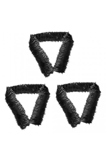 EXCEART Longue Écharpe Châle 3 Pièces Col En Fausse Fille Accessoires Foulards Pour Femmes Foulards Pour Femmes Châle En Faus