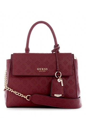 Guess Sirrah Girlfriend Sacoche, Femme, Logo Merlot, Taille Unique