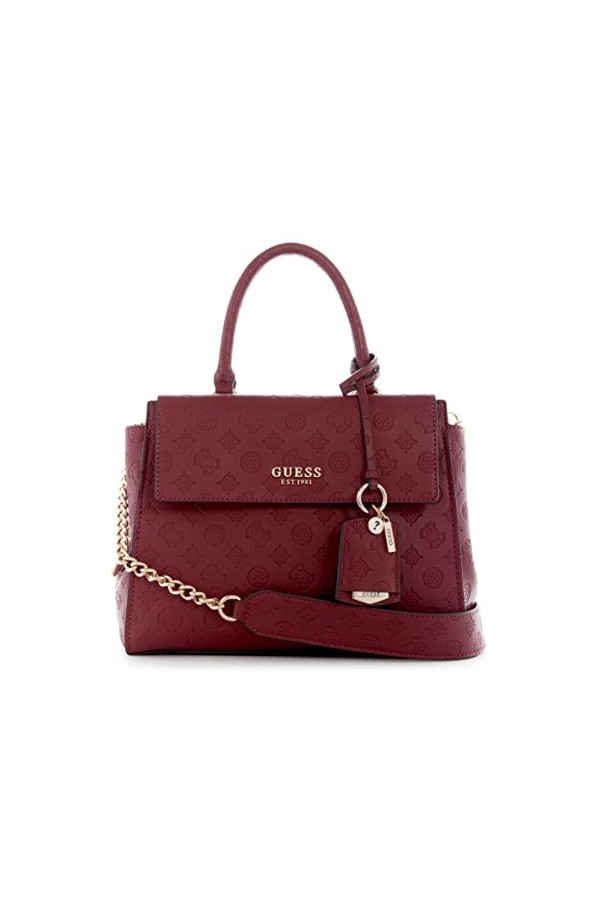 Guess Sirrah Girlfriend Sacoche, Femme, Logo Merlot, Taille Unique