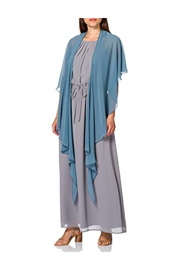 Vera Mont 0071/4825 Écharpes/Châles, Blue Dust, M Femme