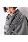 WJPTL Allongé 78,7 * 27,6 en Couleur Unie châle mélangé Manteau Chaud Cardigan écharpe Automne Hiver Wrap Cadeaux de Sortie d