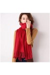 WJPTL Allongé 78,7 * 27,6 en Couleur Unie châle mélangé Manteau Chaud Cardigan écharpe Automne Hiver Wrap Cadeaux de Sortie d