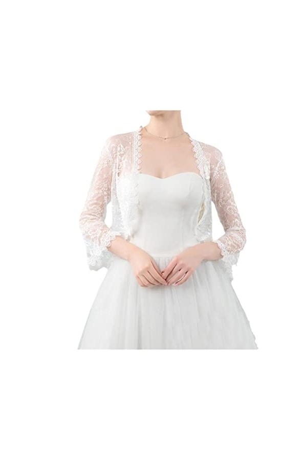 ZZZYW Châle de Dentelle Dames élégante Robe de mariée Cheongsam dîner de châle Accessoires Color : Wine Red, Taille : One Si