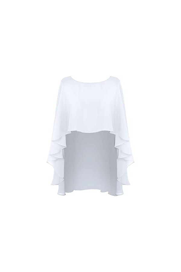 ZZZYW Chapes de mariée de fête Formelle Capes de mariée féminine Longue châles et Capes for Les surcombés Color : Blue, Tail