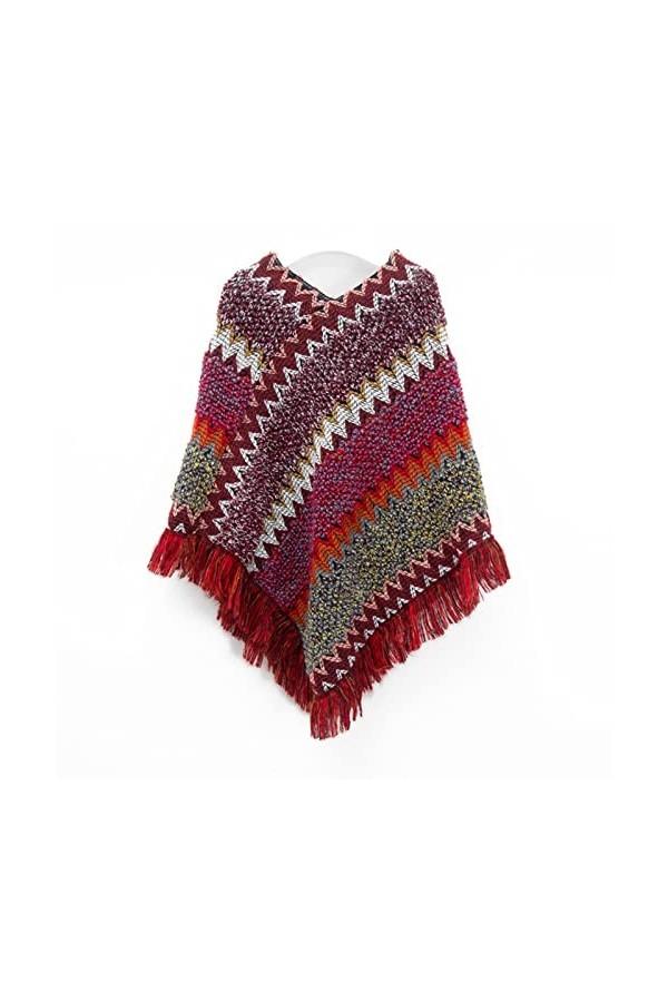 MXDVSN Capes De Châle en Tricot pour Femmes Printemps Automne Épaissie Chaud Enveloppe Chaude Ouverte Devant Scarpe pour Femm