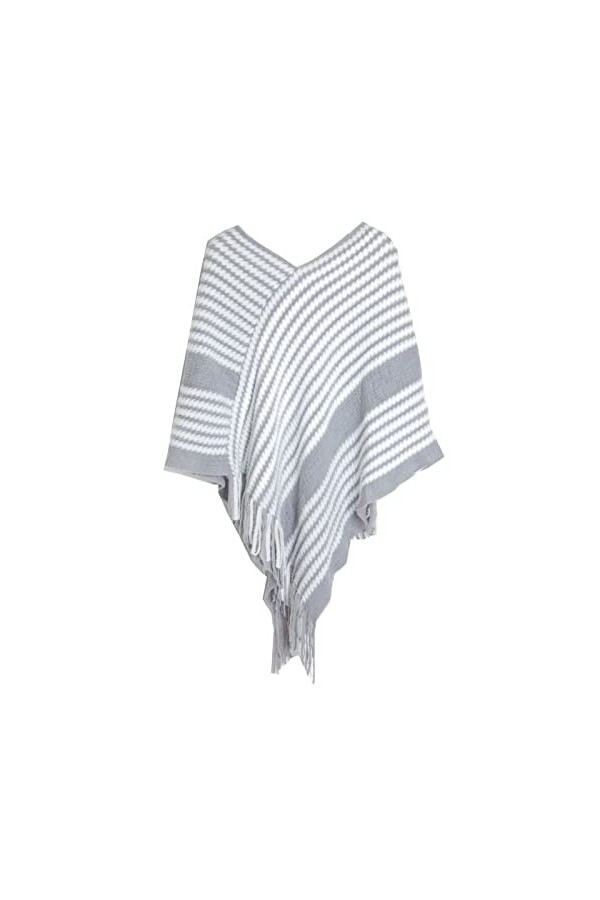 MXDVSN Capes De Châle en Tricot pour Femmes Printemps Automne Épaissie Chaud Enveloppe Chaude Ouverte Devant Scarpe pour Femm