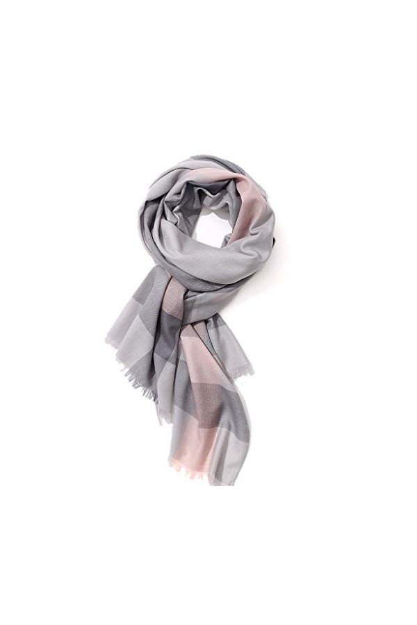 Hiver Cachemire écharpe Femmes épais Chaud châles enveloppes Dame Solide écharpes Mode Glands Couverture Foulard