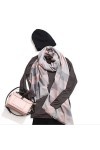 Hiver Cachemire écharpe Femmes épais Chaud châles enveloppes Dame Solide écharpes Mode Glands Couverture Foulard