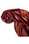 LORENZO CANA Pashmina pour la femme - écharpe de 100% soie avec les mesures de 70 x 190 cm - fait à la main – souple élégant 