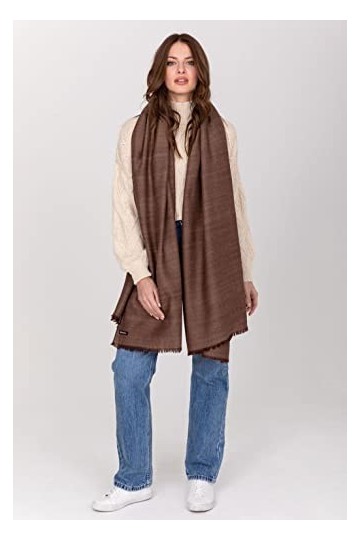 likemary Écharpe pashmina pour femme – Châle pashmina – Châle dhiver – Couverture de voyage – Couverture en laine – Châle ca