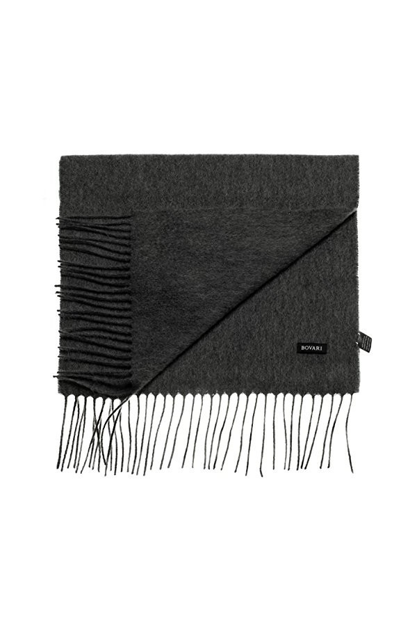 Bovari Echarpe femme 100% cachemire haut de gamme femme - 180 x 31 cm - nombreuses couleurs Rose 