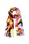 Desigual Femme Scarf_inca Cork Fur 8001 Golden Haze Kit d accessoires hiver, Jaune, Taille unique EU