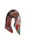 Marco Pascali Foulard dans Une boîte Cadeau Florale Châle Pashmina, Imprimé Multicolore, 140x140 cm Femme