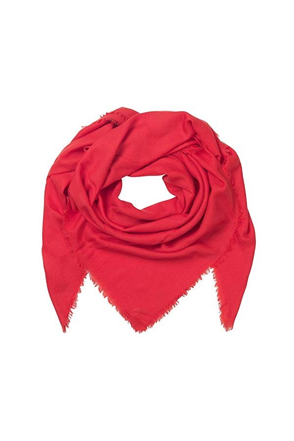 Becksöndergaard Écharpe pour femme Mill dans de nombreuses couleurs colorées: écharpe en laine super douce, couleur unie, car