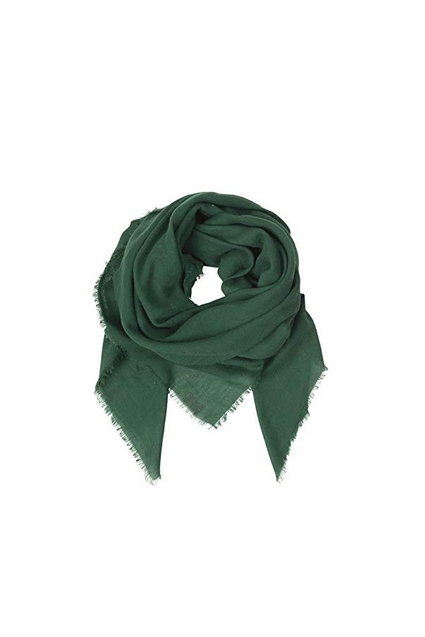 Becksöndergaard Écharpe pour femme Mill dans de nombreuses couleurs colorées: écharpe en laine super douce, couleur unie, car