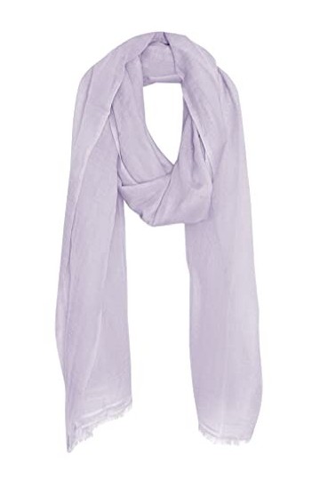 Bovari Echarpe femme cachemire - Pashmina - 70% cachemire 30% soie - extra léger - superfin - 200 x 70 cm lilas 