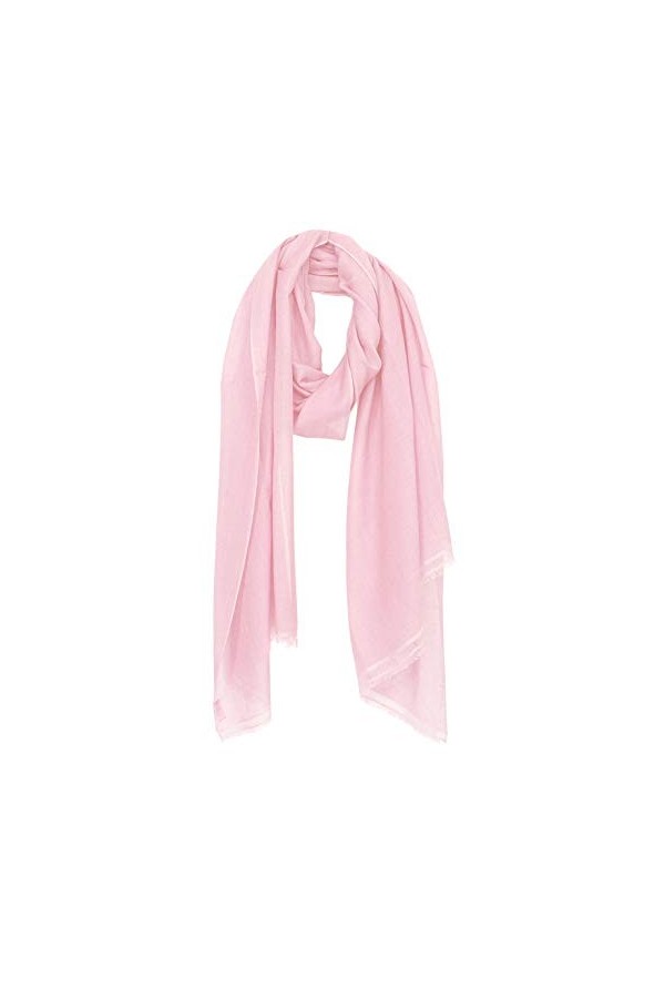 Bovari Echarpe femme cachemire - Pashmina - 70% cachemire 30% soie - extra léger - superfin - 200 x 70 cm lilas 