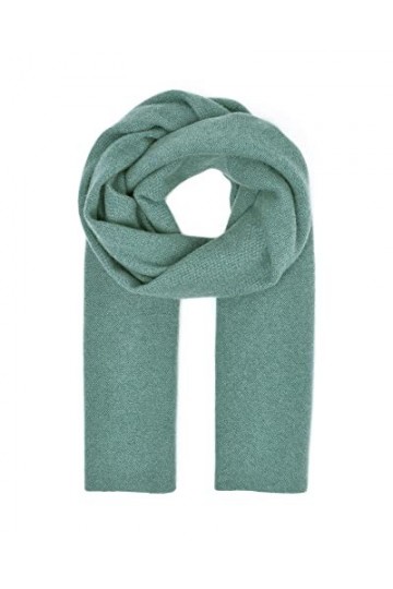 Style & Republic Écharpe en 100% cachemire, écharpe XL douillette en maille cachemire, taille unique 52 cm x 172 cm, Mint