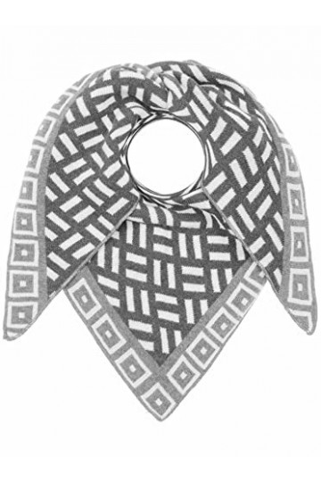 Zwillingsherz Foulard triangulaire avec cachemire et laine pour femme, fille, garçon, enfant, châle en cachemire de qualité s