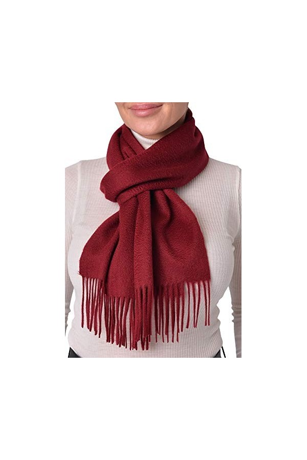 Pari De Luxe Écharpe douce et chaude 100 % cachemire dans de nombreuses couleurs – Écharpe élégante 100 % cachemire pour homm