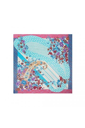 Roeckl Big Paisley 100 x 100 cm Écharpe de Mode, Multicolore, Taille Unique Femme