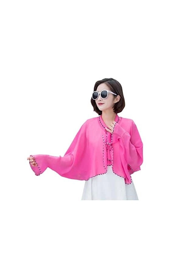 BAtlam Écharpe dété été Dames Cyclisme Conduite crème Solaire Pare-Soleil Respirant Protection UV châle Monochrome Plage châ