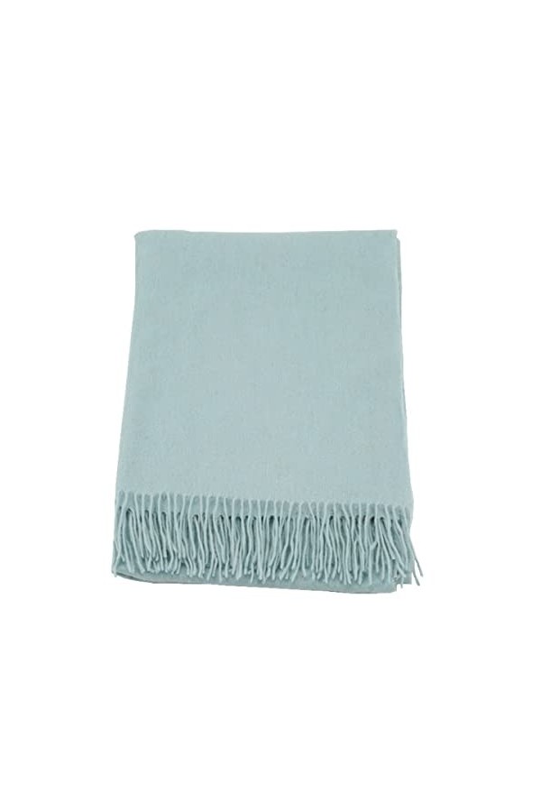 Foulard en Soie, Écharpes de Couverture pour Femmes Châle Pashmina Couleur Unie Grande Écharpe de Couverture Confortable et D