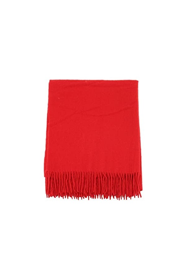 Foulard en Soie, Écharpes de Couverture pour Femmes Châle Pashmina Couleur Unie Grande Écharpe de Couverture Confortable et D