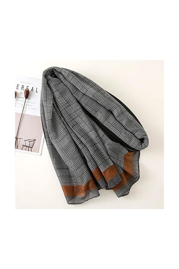 Mode Coton Femmes Longue Écharpe Mode Printemps Nouvel Acrylique Grand Été Crème Solaire Wraps Dame Automne Glands Châles Co