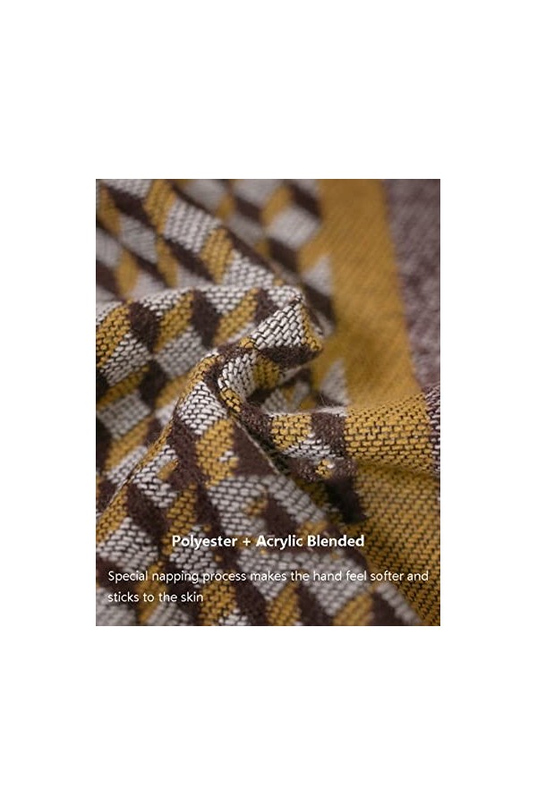 Cardigan de cape de poncho de châle pour femme, enveloppes de châle, couverture chaude et épaisse, écharpes de cape, cardigan