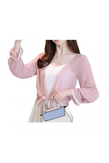 BAtlam Petits châles dété pour Femmes, Manteaux Courts et vêtements de Protection Solaire, châles Minces Respirants pour Fem