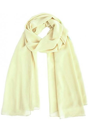 Foulards carrés en soie mélangée, châle élégant en mousseline de soie transparente pour femme - Bleu_M 190 x 70 , petits fou