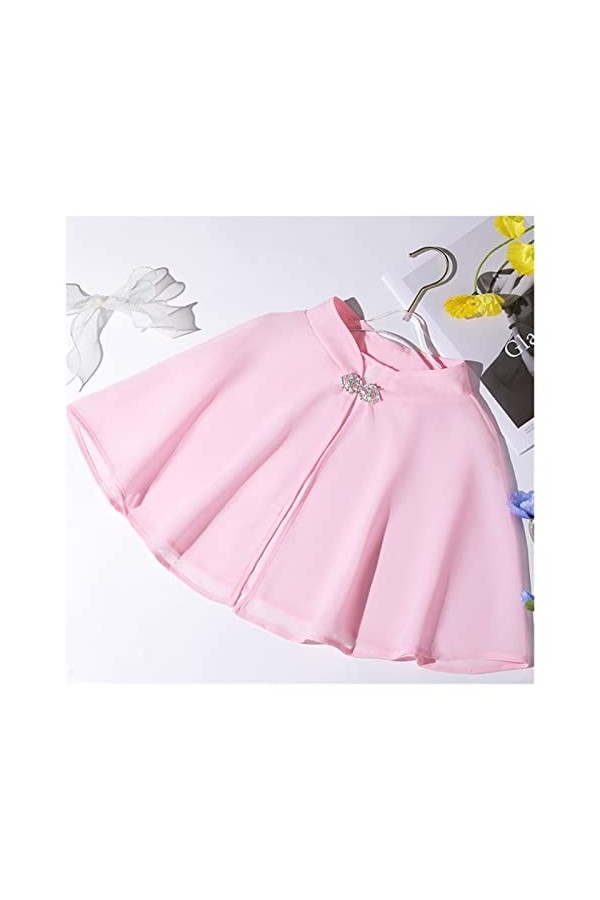 Châle Solide Crème Solaire Châle Été Protection Solaire Vêtements Robe de Mariée Strass Boucle Femme Cape Blouse Cape Couleu