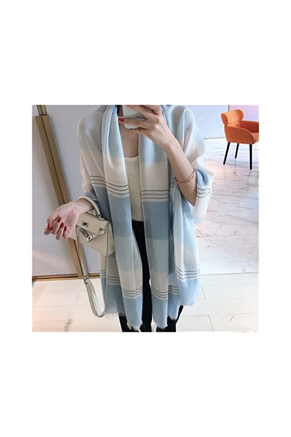 BAtlam Foulard en Soie Mode Femme Mode Vacances Châle Doux Extérieur Disponible Été Printemps Protection Solaire Écharpe Cou