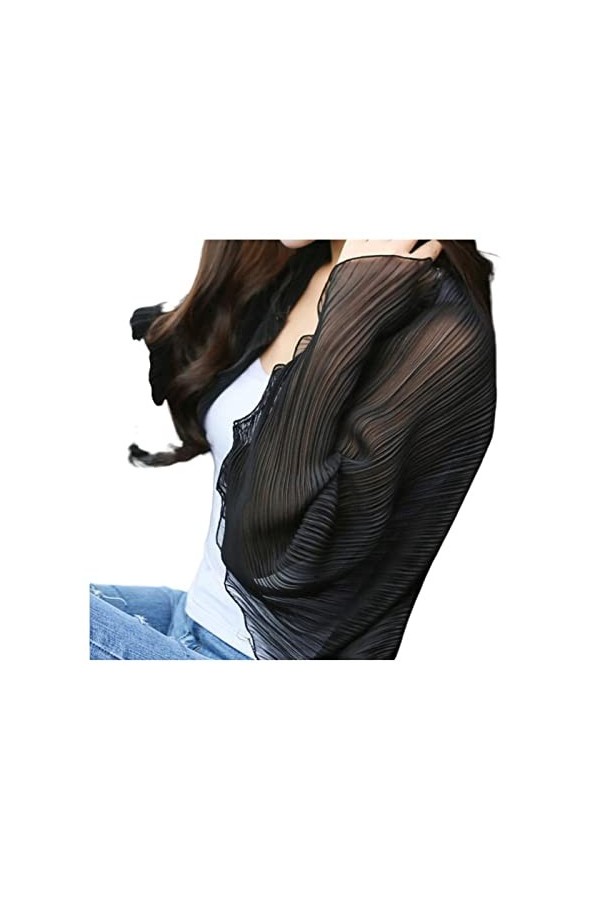 BAtlam Écharpe dété Protection Solaire Manches de Bras été Anti-UV Course pêche Conduite châle écharpe Bras Manches Femmes M