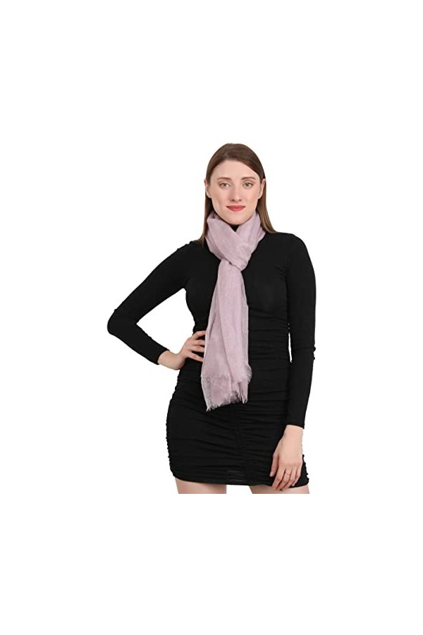 JR Shawls Écharpe 100 % pure pashmina pour femmes - Léger et chaud et confortable pour les évènements dhiver en cachemire, B