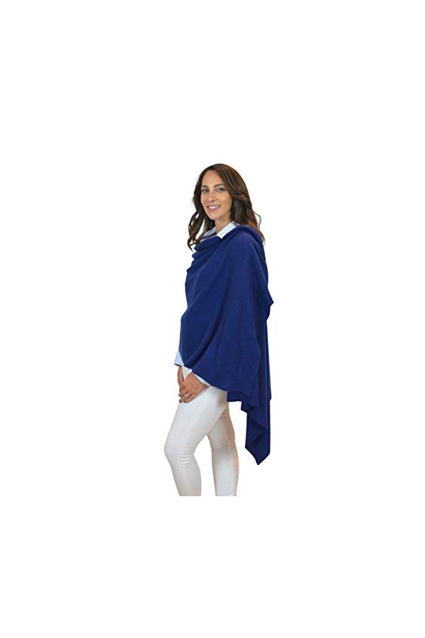 Mimi & Thomas® Cachemire – 100 % cachemire - Noir - Taille unique