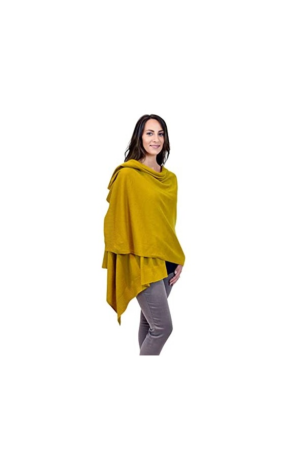 Mimi & Thomas® Cachemire – 100 % cachemire - Noir - Taille unique