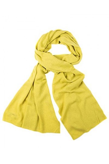 Graham Cashmere - Grande étole unisexe en pur cachemire – Fabriquée en Écosse vert cadmium 