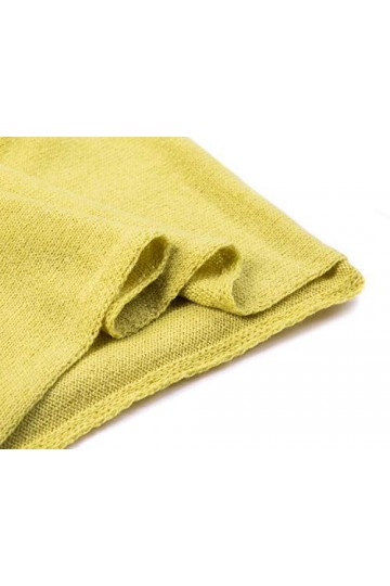 Graham Cashmere - Grande étole unisexe en pur cachemire – Fabriquée en Écosse vert cadmium 