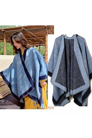 RWRAPS Épaissi grande taille écharpe tricotée chaud châle écharpe photographie châle femmes printemps et automne manteau D T