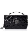 Guess Open Road, Sacs bandoulière femme, Noir Black , 6x17x28 cm W x H L 